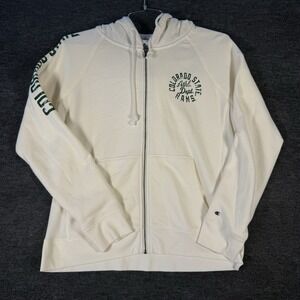 Gear Hoodie Jacket Womens Medium White Colorado State Rams Full Zip Hoodie